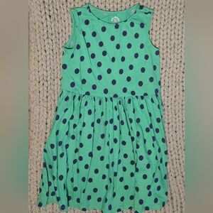 Primary Polka Dot Sleeveless Dress - Size 10
